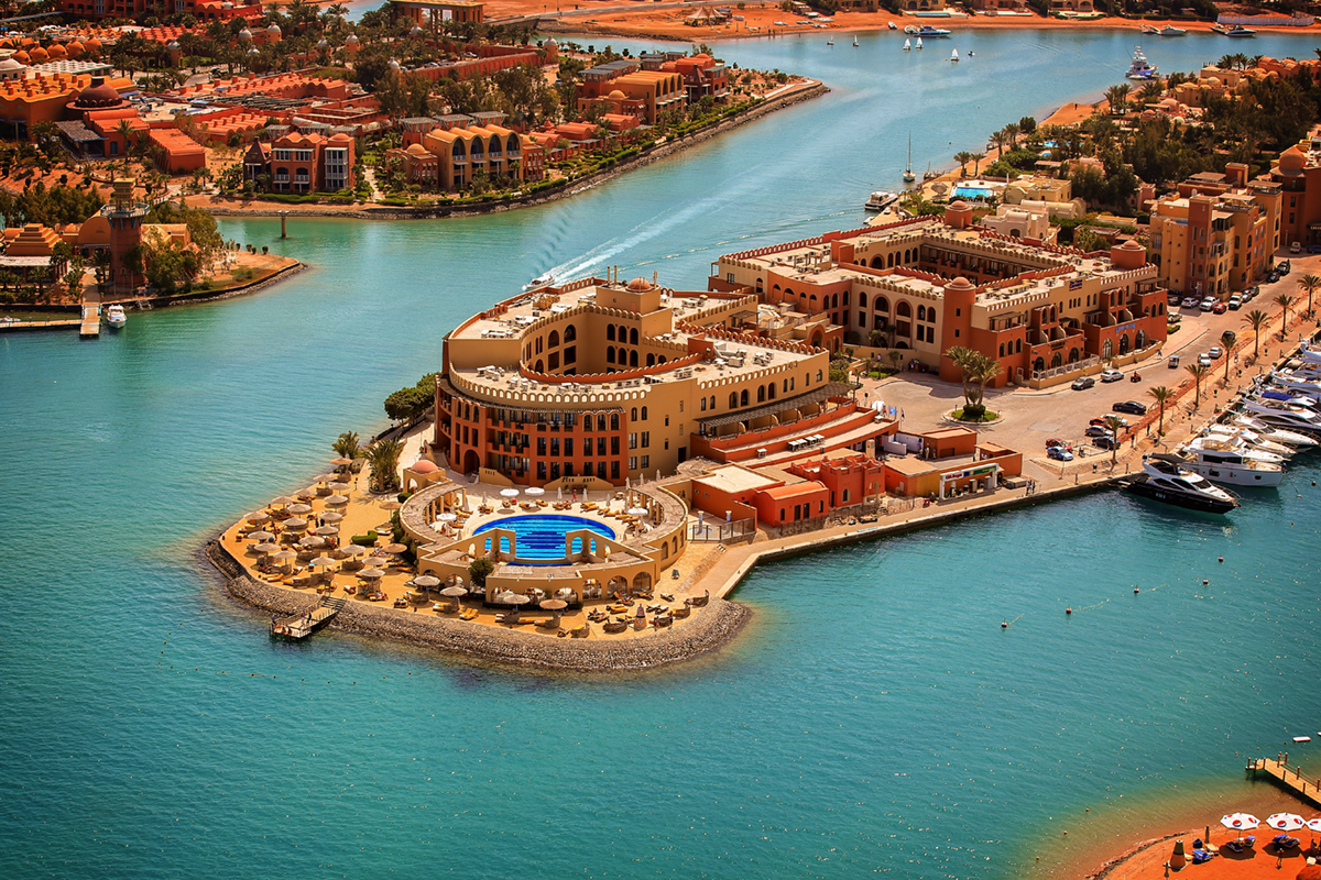 Three Corners Ocean View resort in El Gouna, Egypt