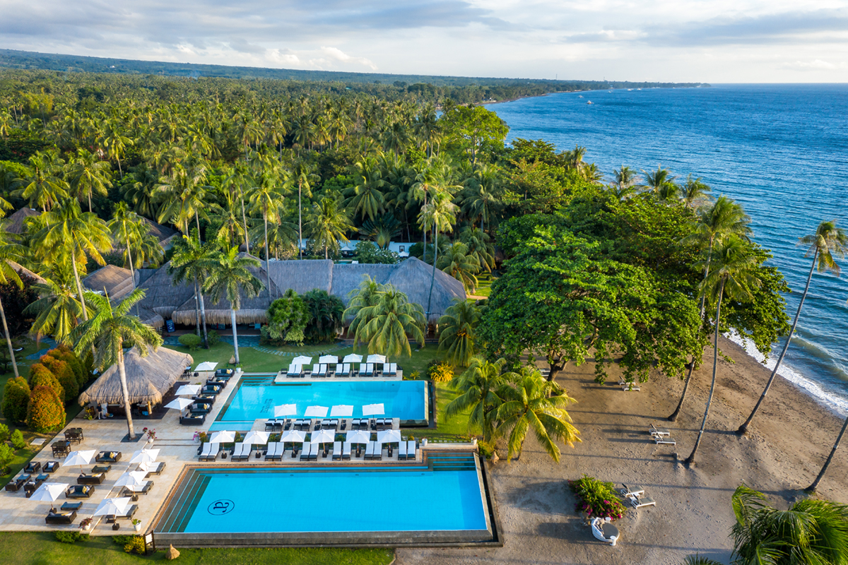 Swimming pool at Atmosphere Resort & Spa in the Philippines