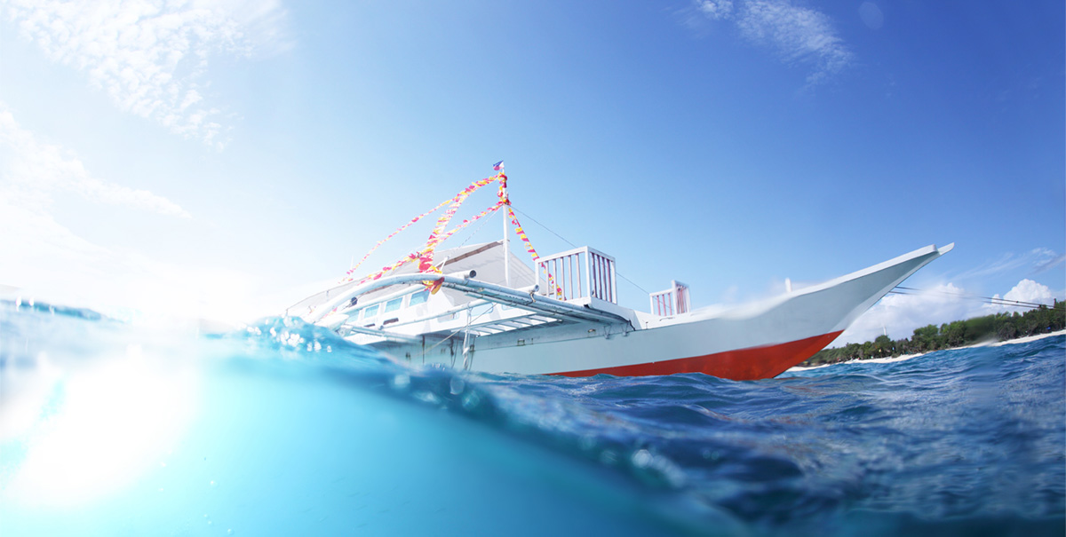 Boat in the Philippines