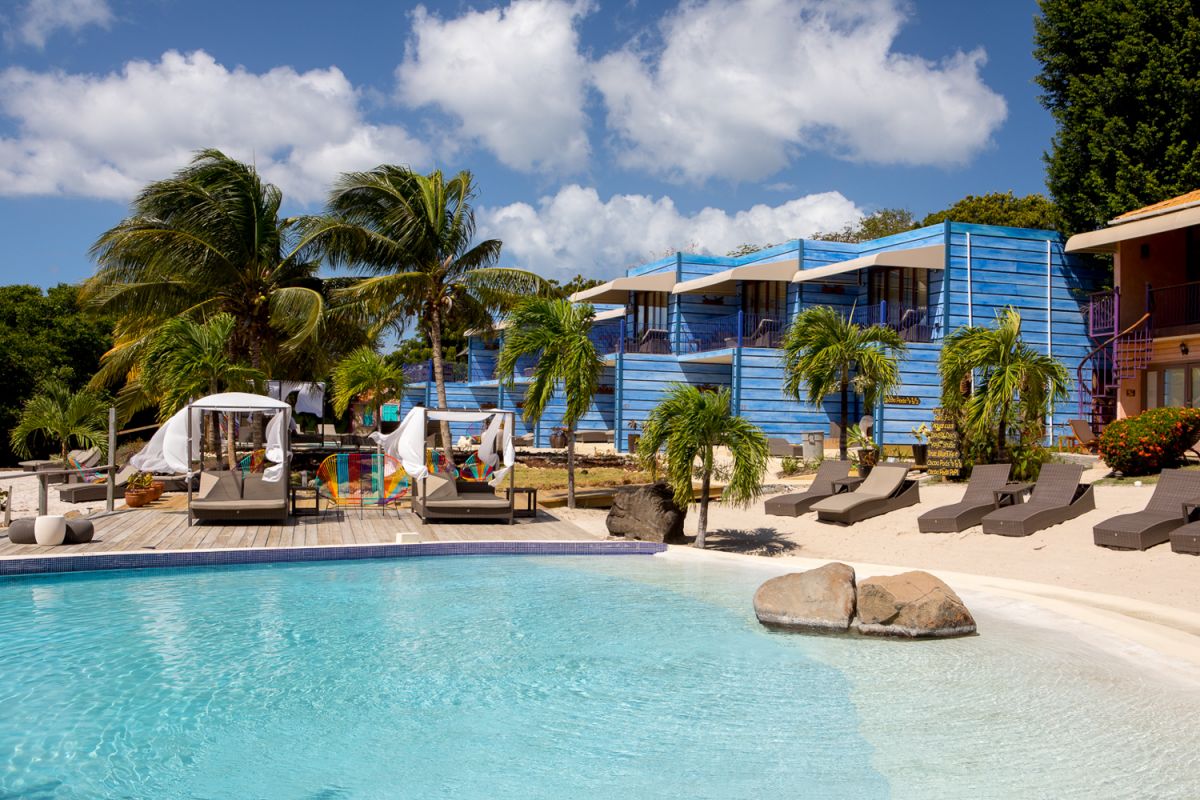 Beach pool at True Blue Bay Boutique Resort in Grenada