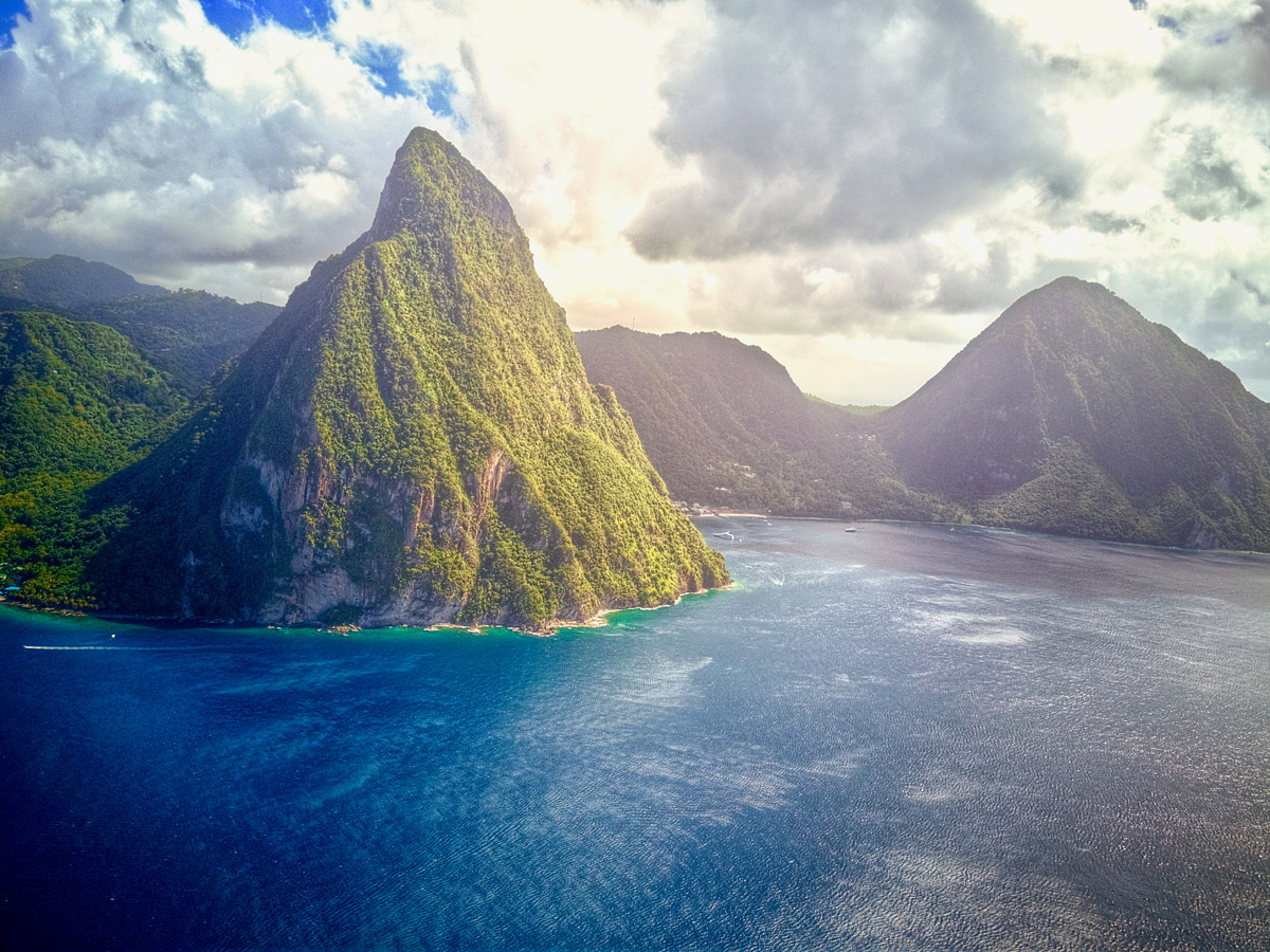 Pitons in St Lucia, the Caribbean