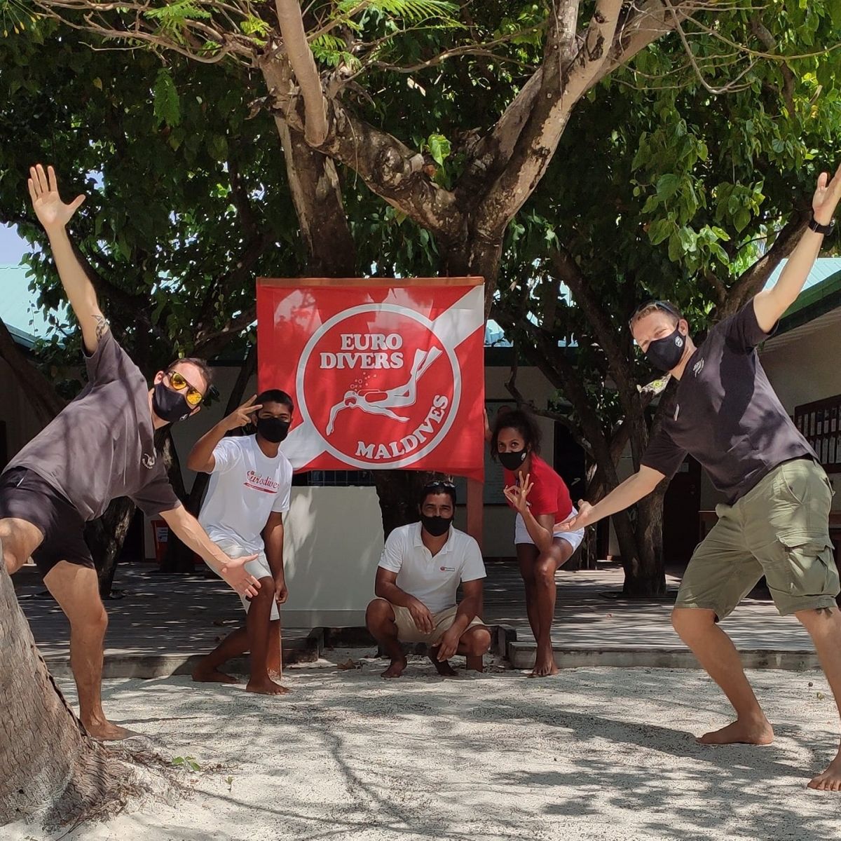 Vilamendhoo Island Resort & Spa team in the Maldives