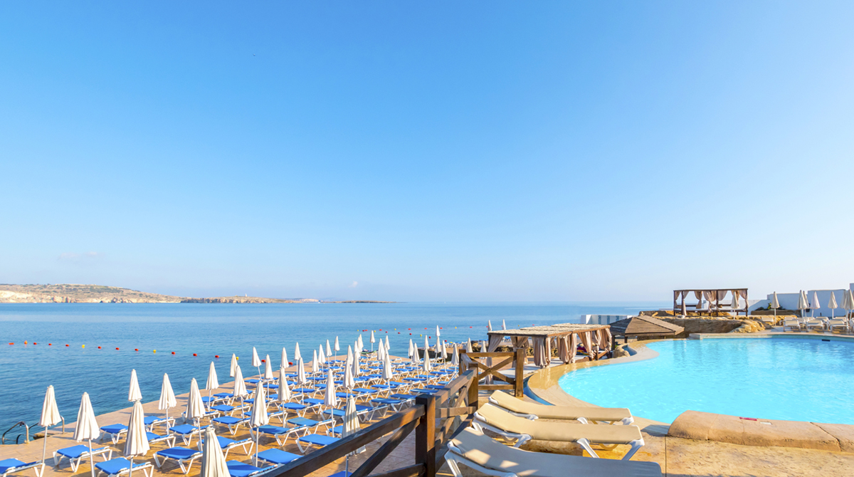 Swimming pool at Doubletree by Hilton in Malta