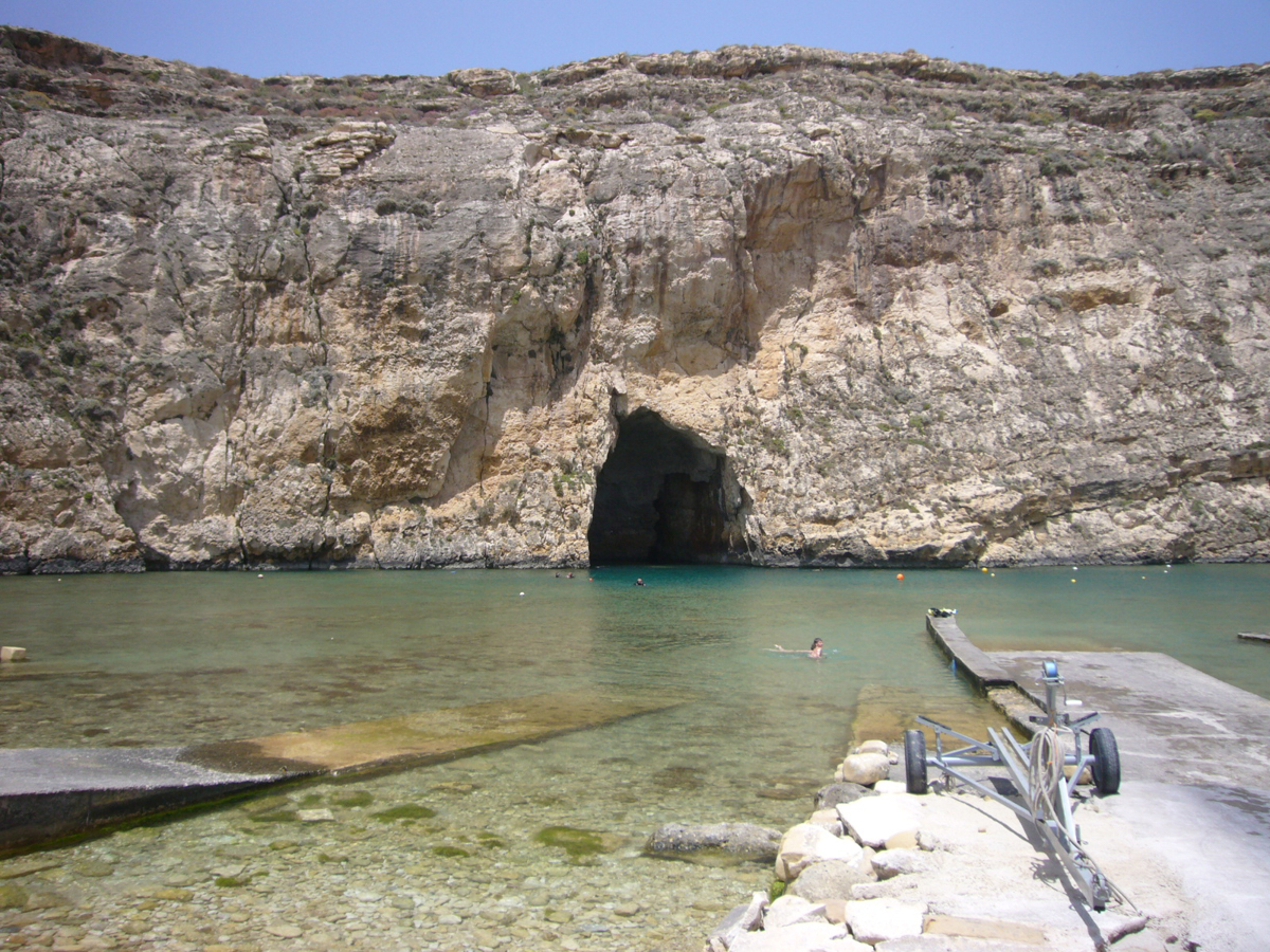 Inland Sea dive site in Gozo