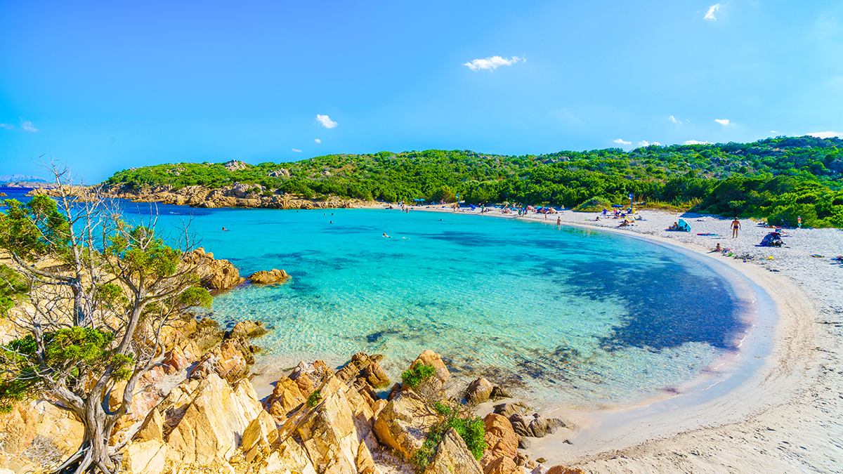 Spiaggia del Principe beach in Sardinia