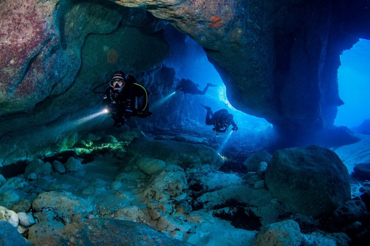 Santa Maria caves in Malta