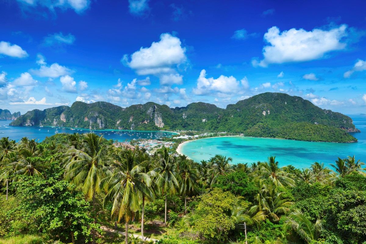 Landscape of Phi Phi in Thailand