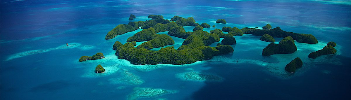 Aerial of Palau. Image by Aggressor Fleet