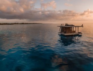 Underwater room at Manta Resort in Pemba, Tanzania