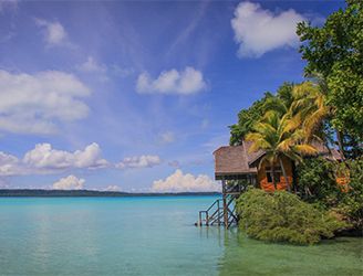 Nabucco Island Resort in Maratua Atoll, Indonesia
