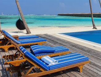 Meeru Resort in the Maldives. Image by Stuart Philpott