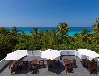 Rooftop at Boutique Beach Dhigurah in the Maldives