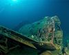 Zero wreck in Truk Lagoon, Micronesia