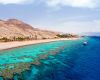 Coastline and coral reef in Egypt