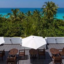 Rooftop at Boutique Beach Dhigurah in the Maldives