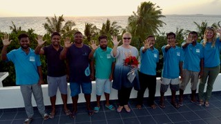 The team at Boutique Beach in the Maldives