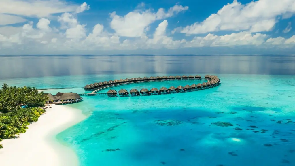 Beach & water bungalows in the Maldives