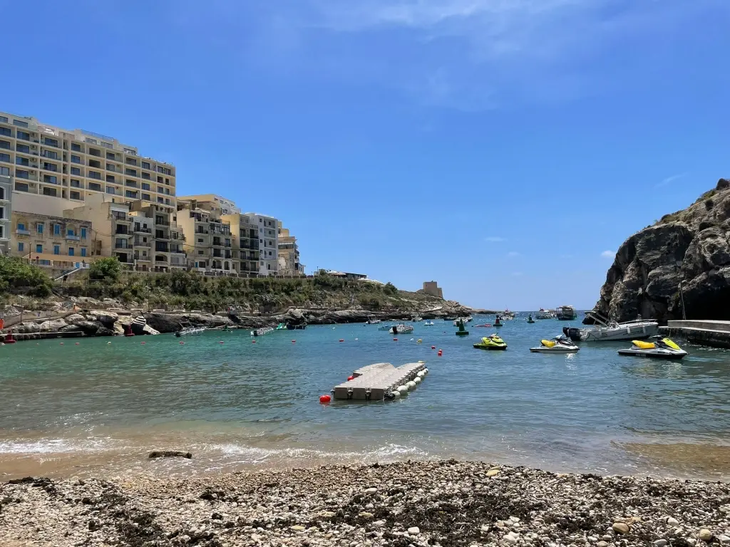 Xlendi Bay in Malta