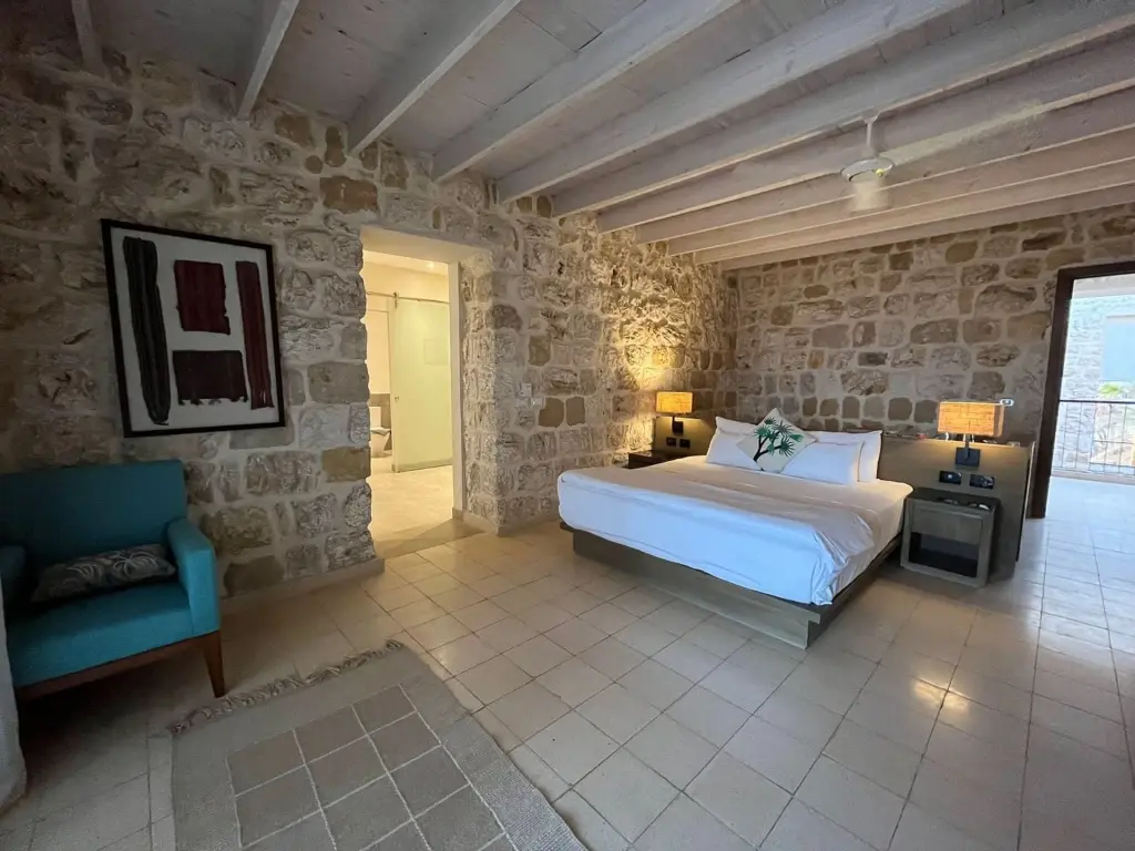 Bedroom at Wadi Sabarah Lodge in Marsa Alam, Egypt