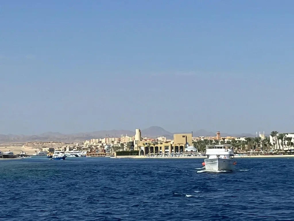 Dive boat in Marsa Alam, Egypt
