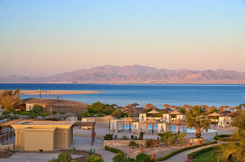 Sea view at Sheraton Soma Bay Resort in Egypt