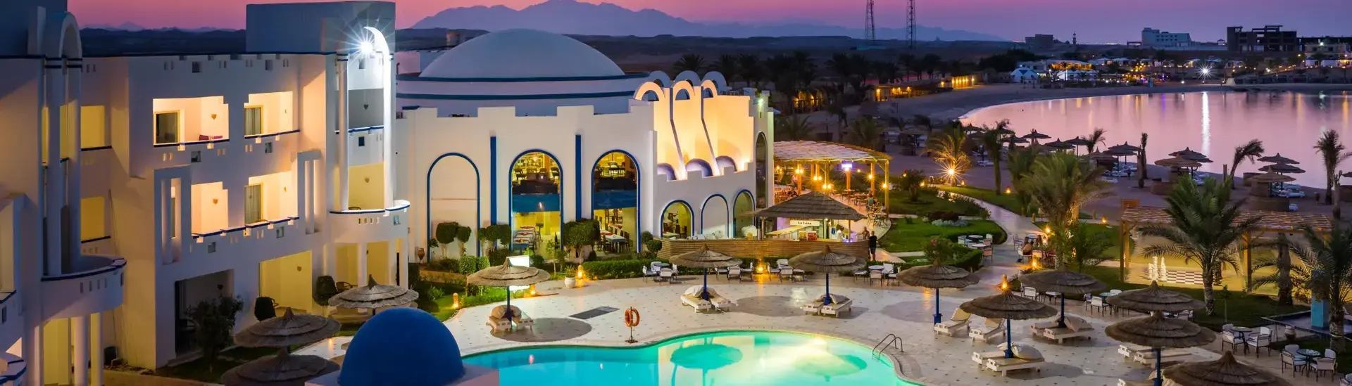 Swimming pool at Coral Sun Beach Resort in Egypt