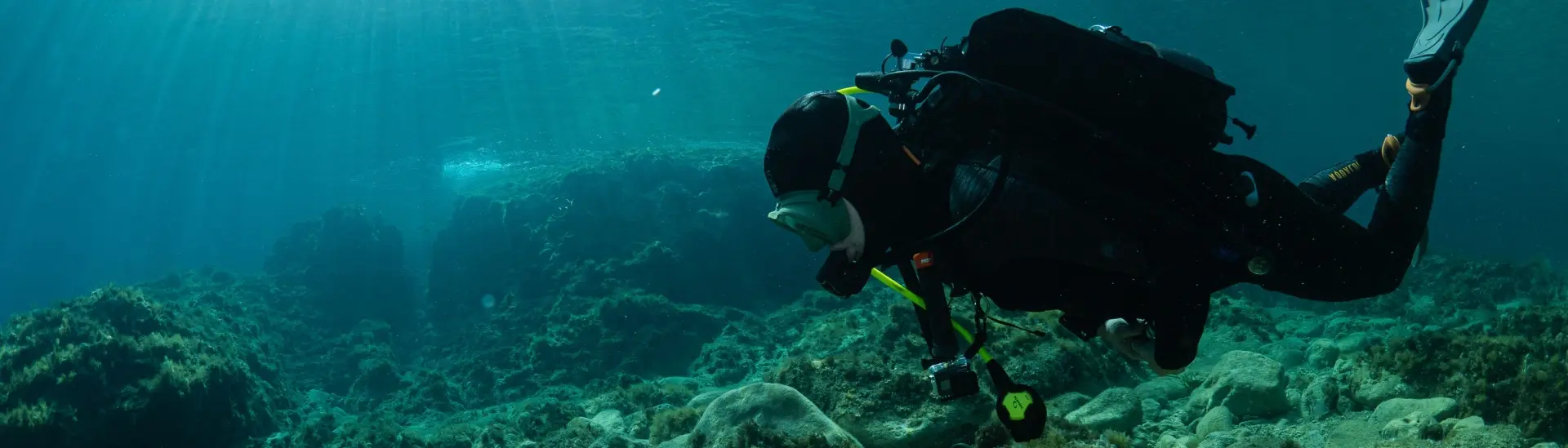 Diver exploring underwater in Malta