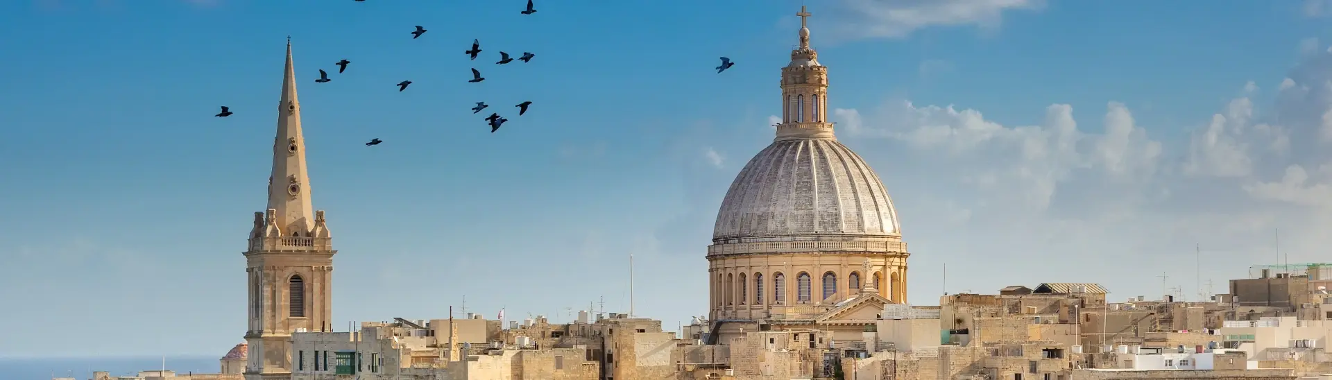 Landscape in Valletta, Malta