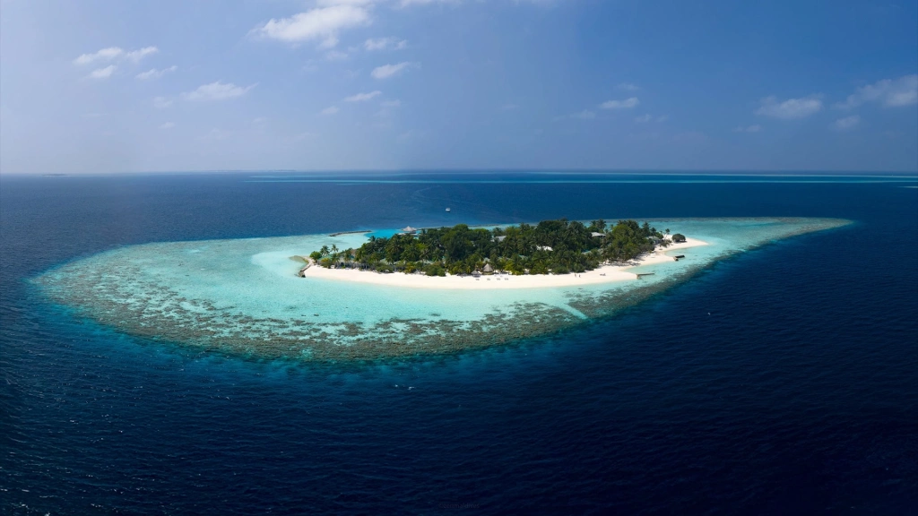 Aerial of Eri Maldives Resort