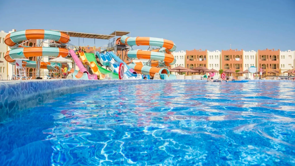 Waterslides at Royal Makadi Resort, Egypt