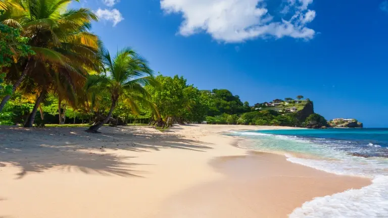 Grand Anse Beach in Grenada, the Caribbean