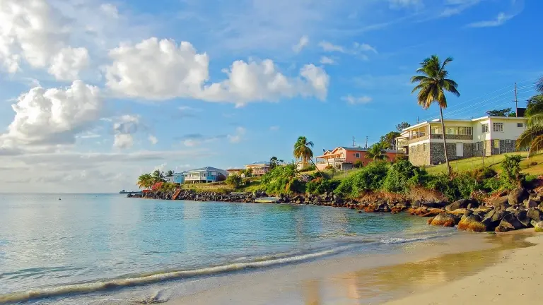 Grand Anse beach in Grenada, the Caribbean