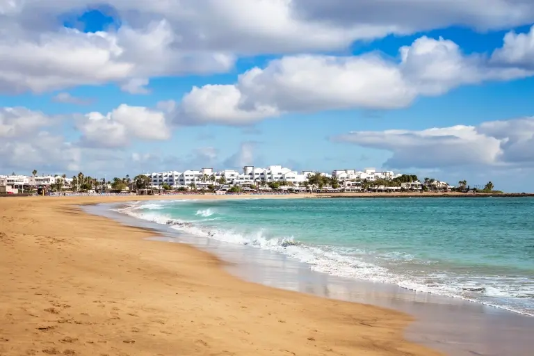 Los Pocillos Beach in Lanzarote, the Canary Islands