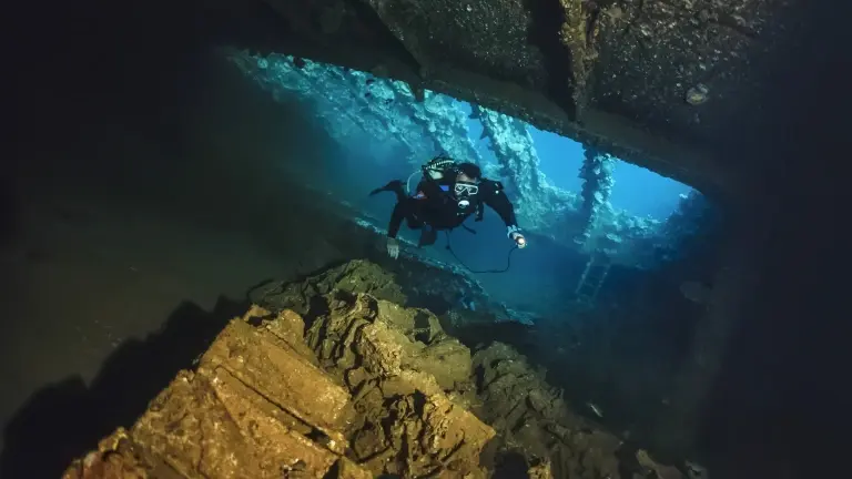Umbria shipwreck in Sudan, the Red Sea