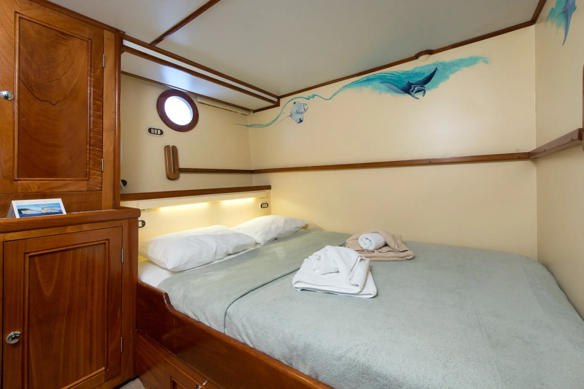 A double cabin on Sea Hunter.