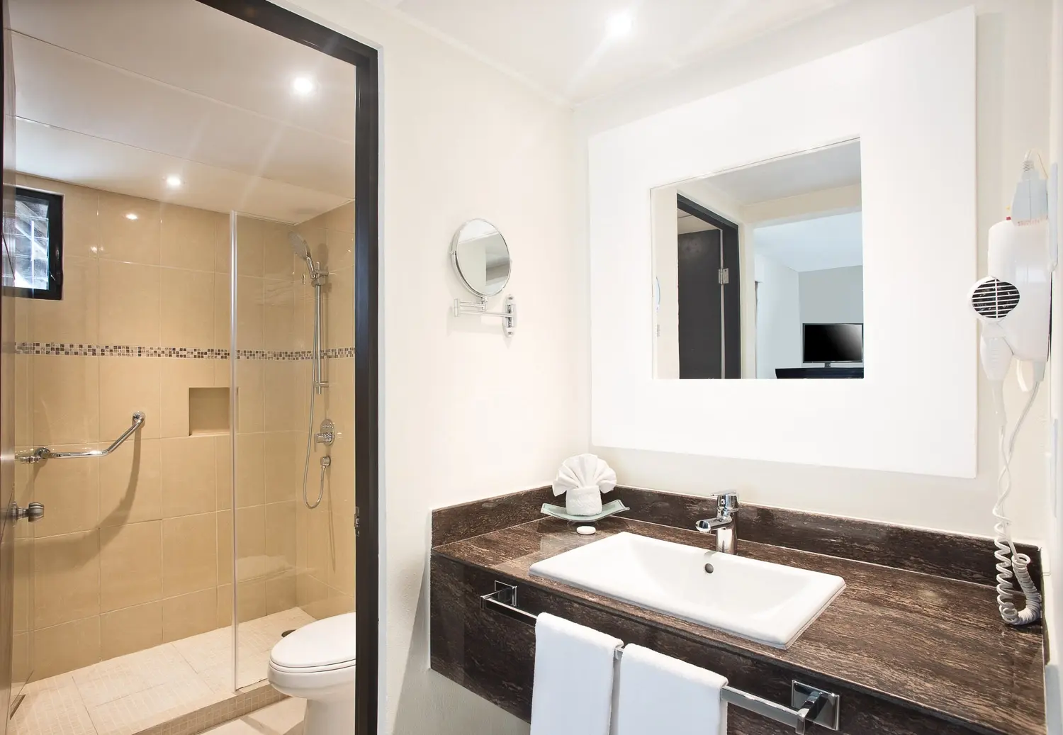 Bathroom at Allegro Cozumel Resort in Mexico