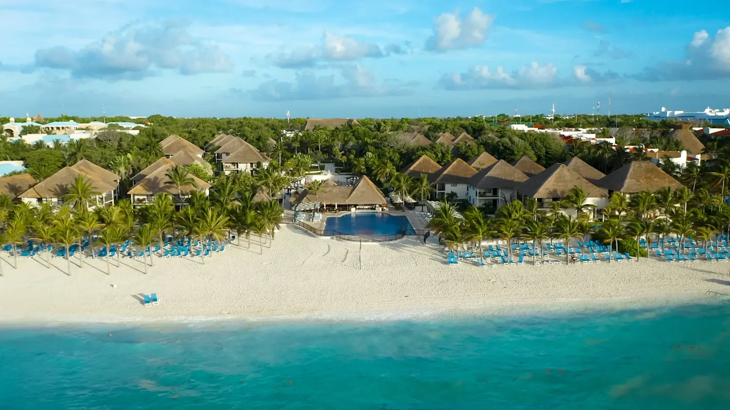 Aerial of Allegro Playacar Resort in Mexico