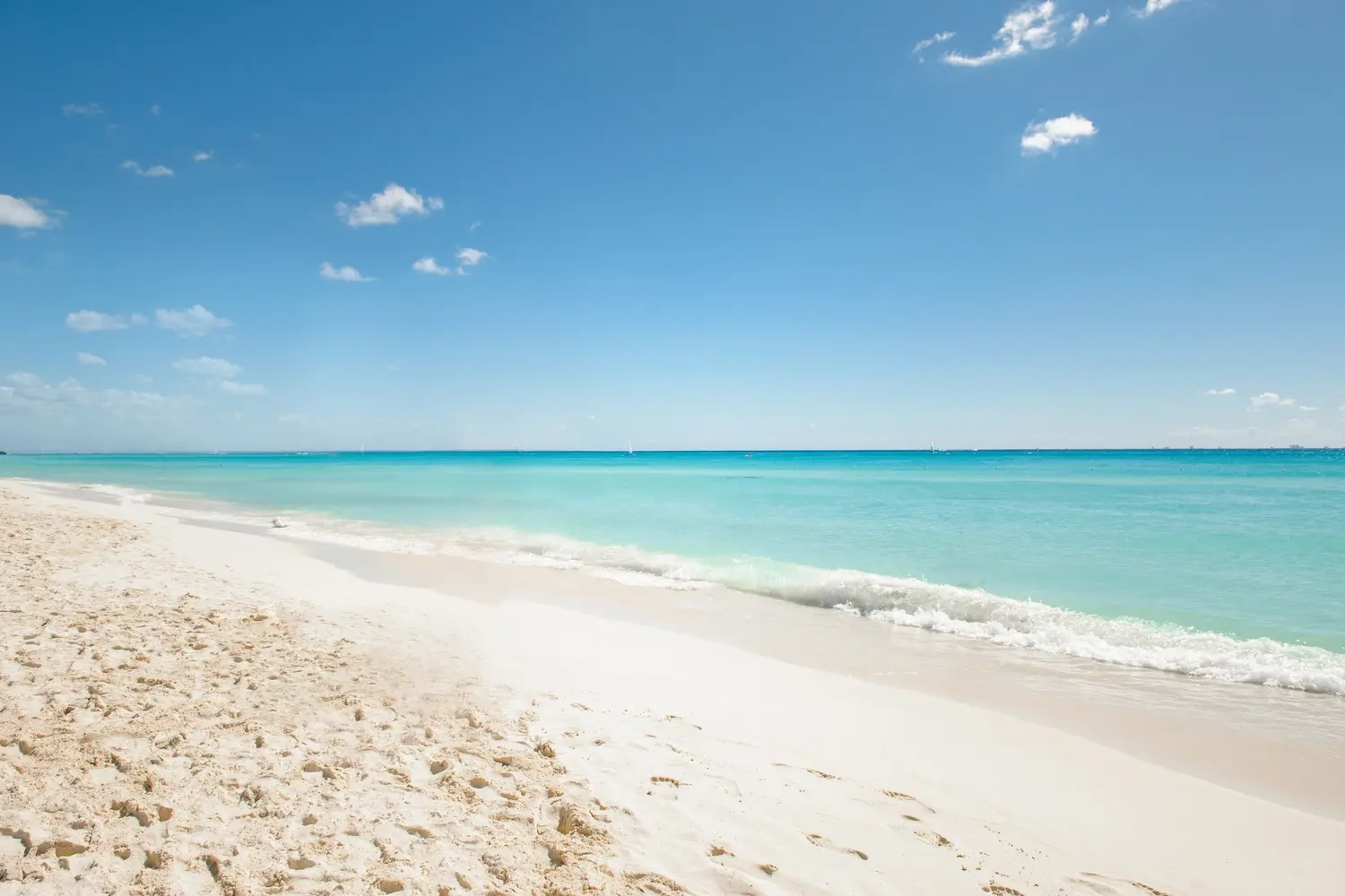 Beach at Allegro Playacar Resort in Mexico