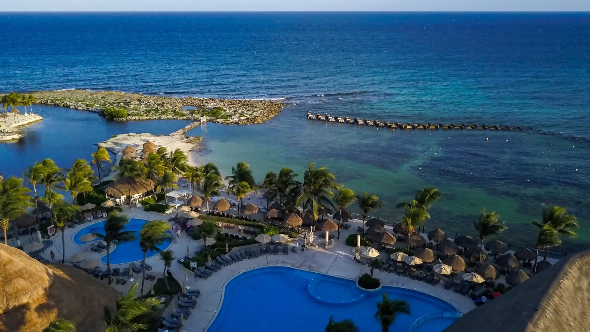 Aerial of Catalonia Riviera Maya Resort & Spa in Mexico