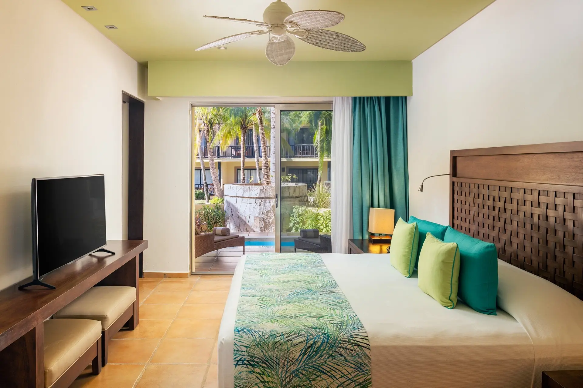 Bedroom at Catalonia Riviera Maya Resort & Spa in Mexico