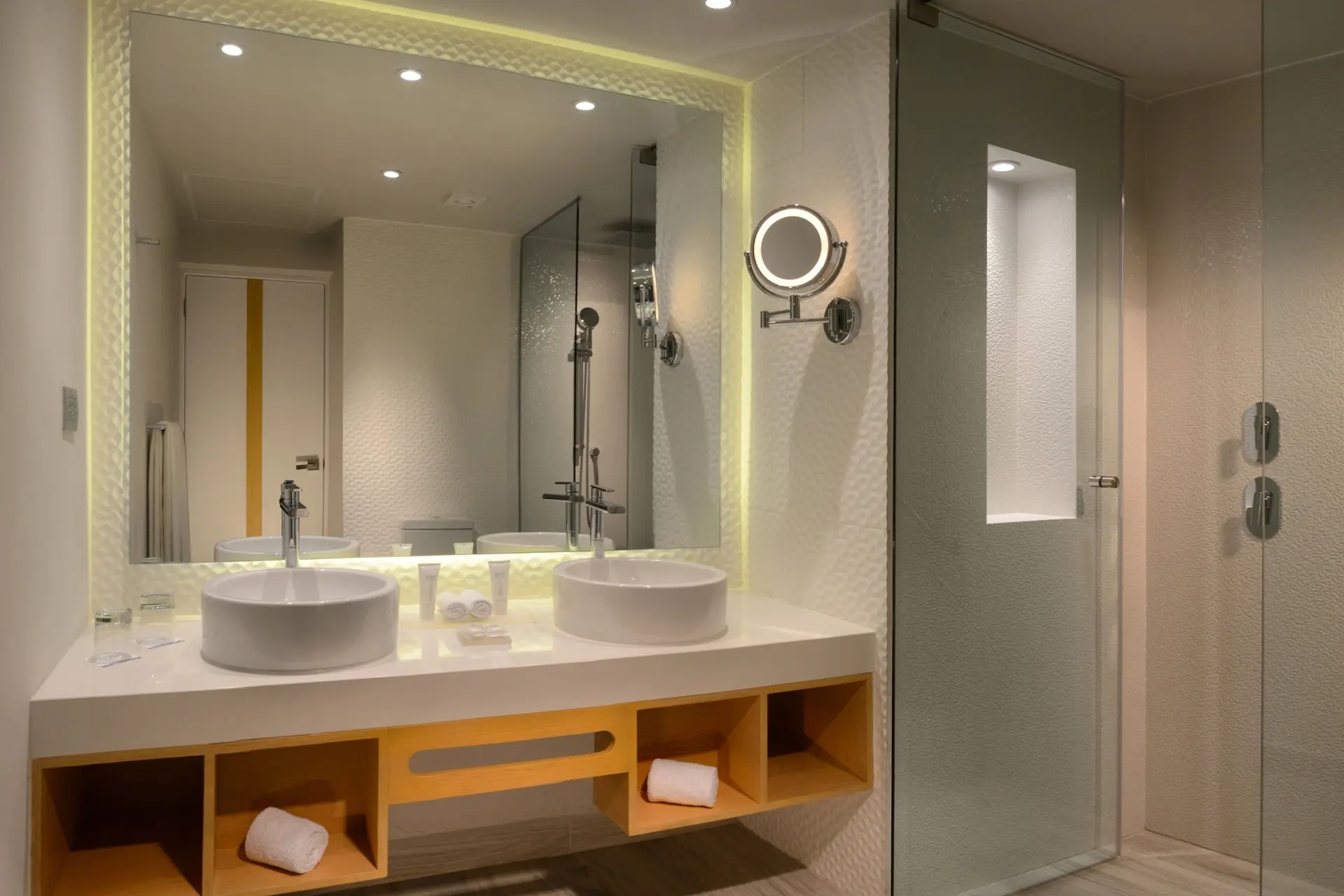 Premium room bathroom at Catalonia Riviera Maya Resort & Spa in Mexico