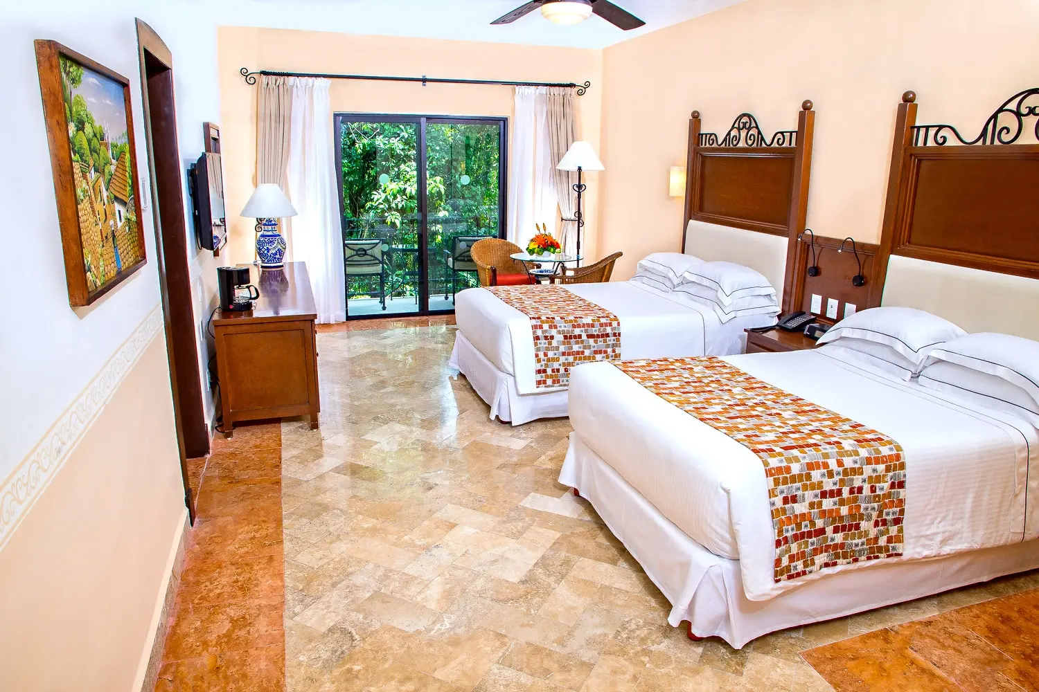 Bedroom at Occidental Cozumel Resort in Mexico