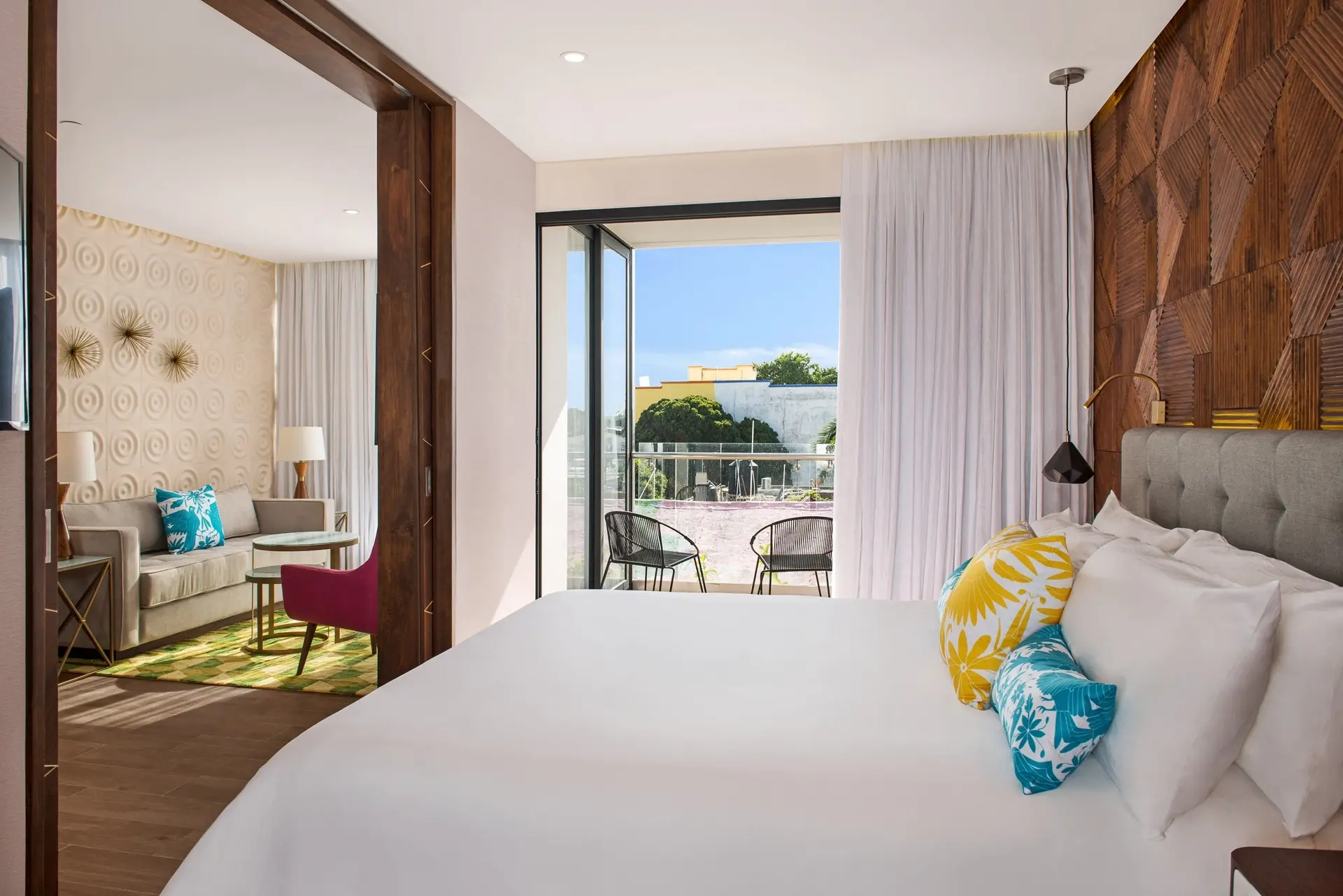 Bedroom at The Fives Downtown Hotel & Residences in Mexico