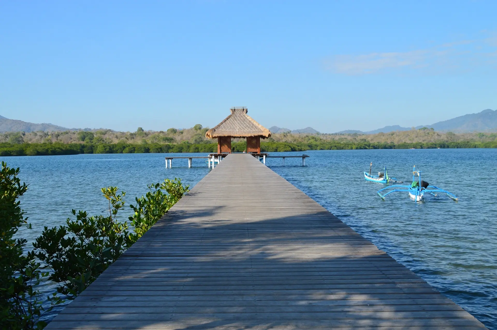Jetty at Naya Gawana Resort & Spa in Bali, Indonesia