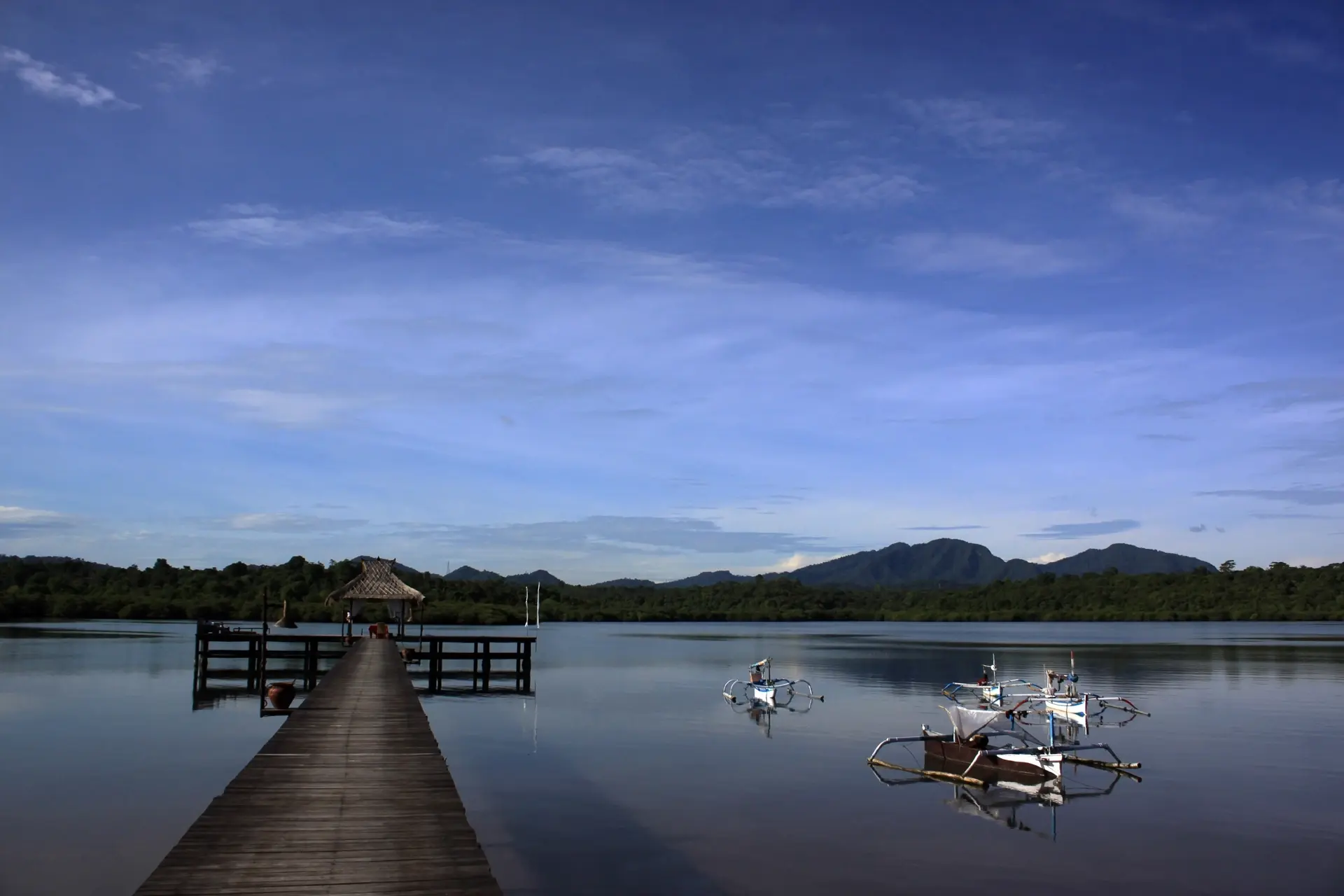 Jetty at Naya Gawana Resort & Spa in Bali, Indonesia