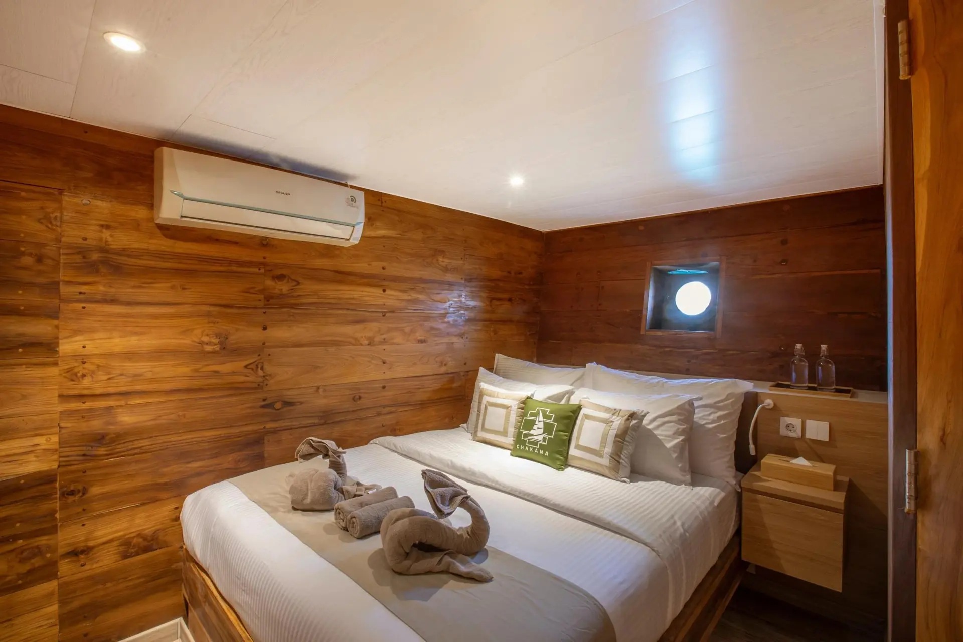 Standard double cabin on Indo Master Liveaboard, Indonesia