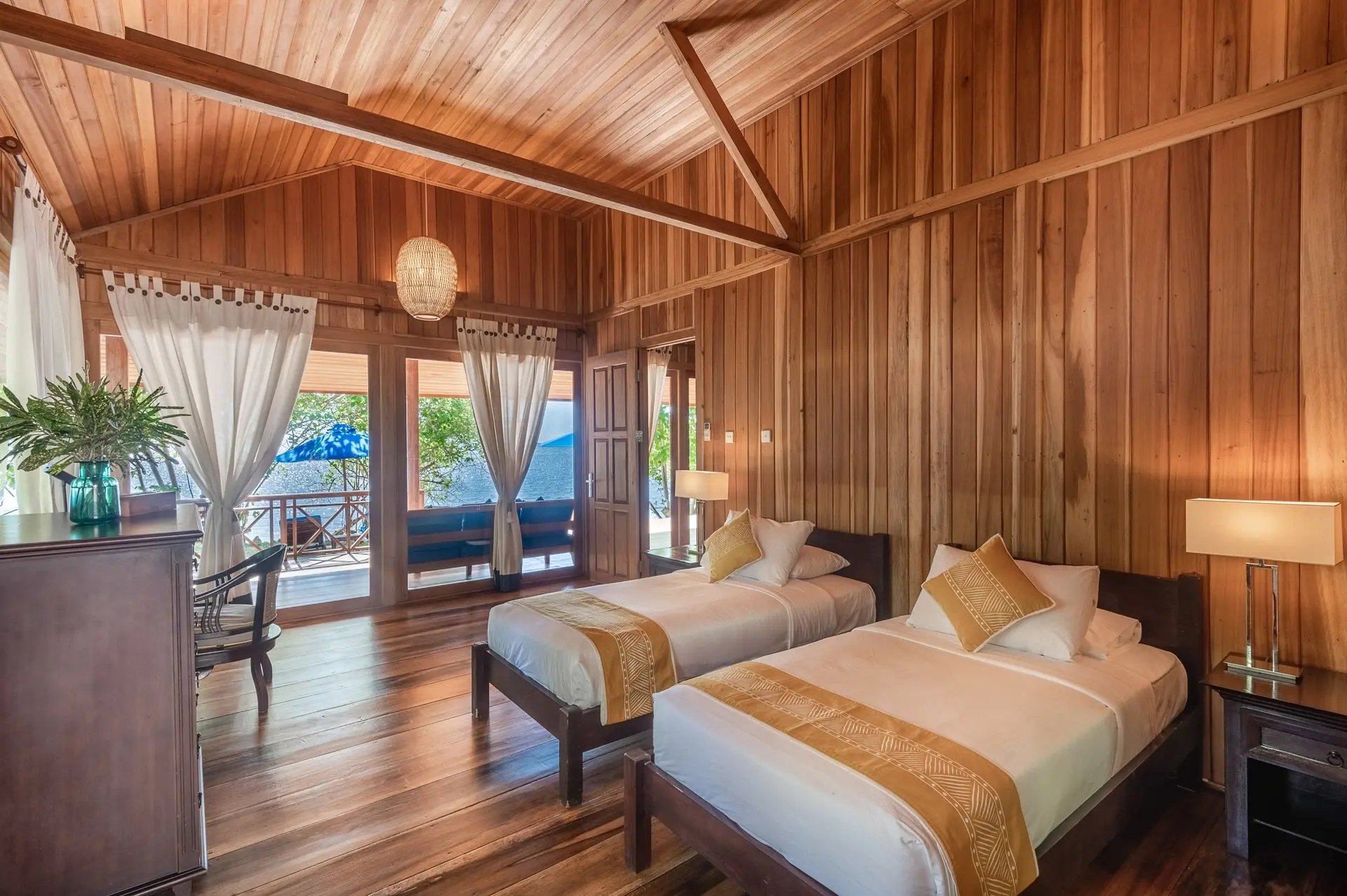 Two bedroom beach villa at Siladen Resort & Spa in Indonesia