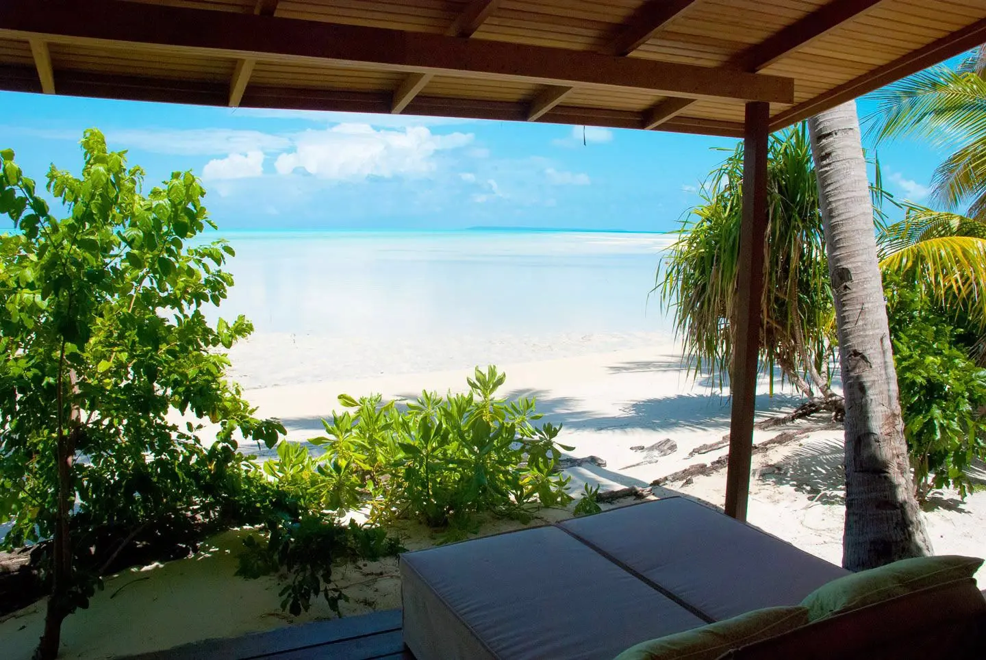 Sea view from Virgin Cocoa Island Resort in Derawan, Indonesia