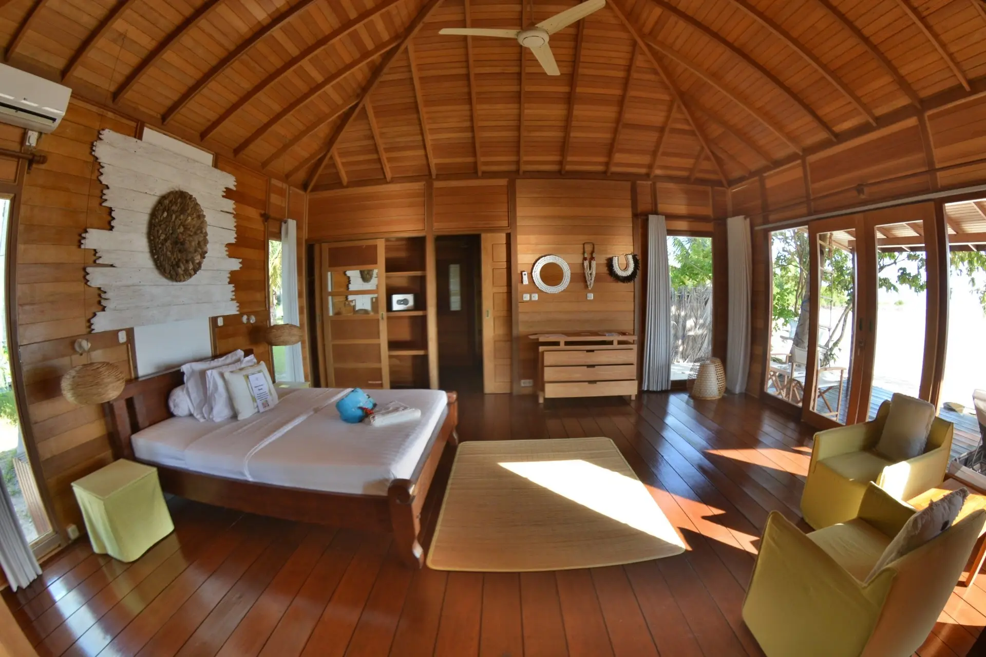 Deluxe bungalow at Virgin Cocoa Island Resort in Derawan, Indonesia