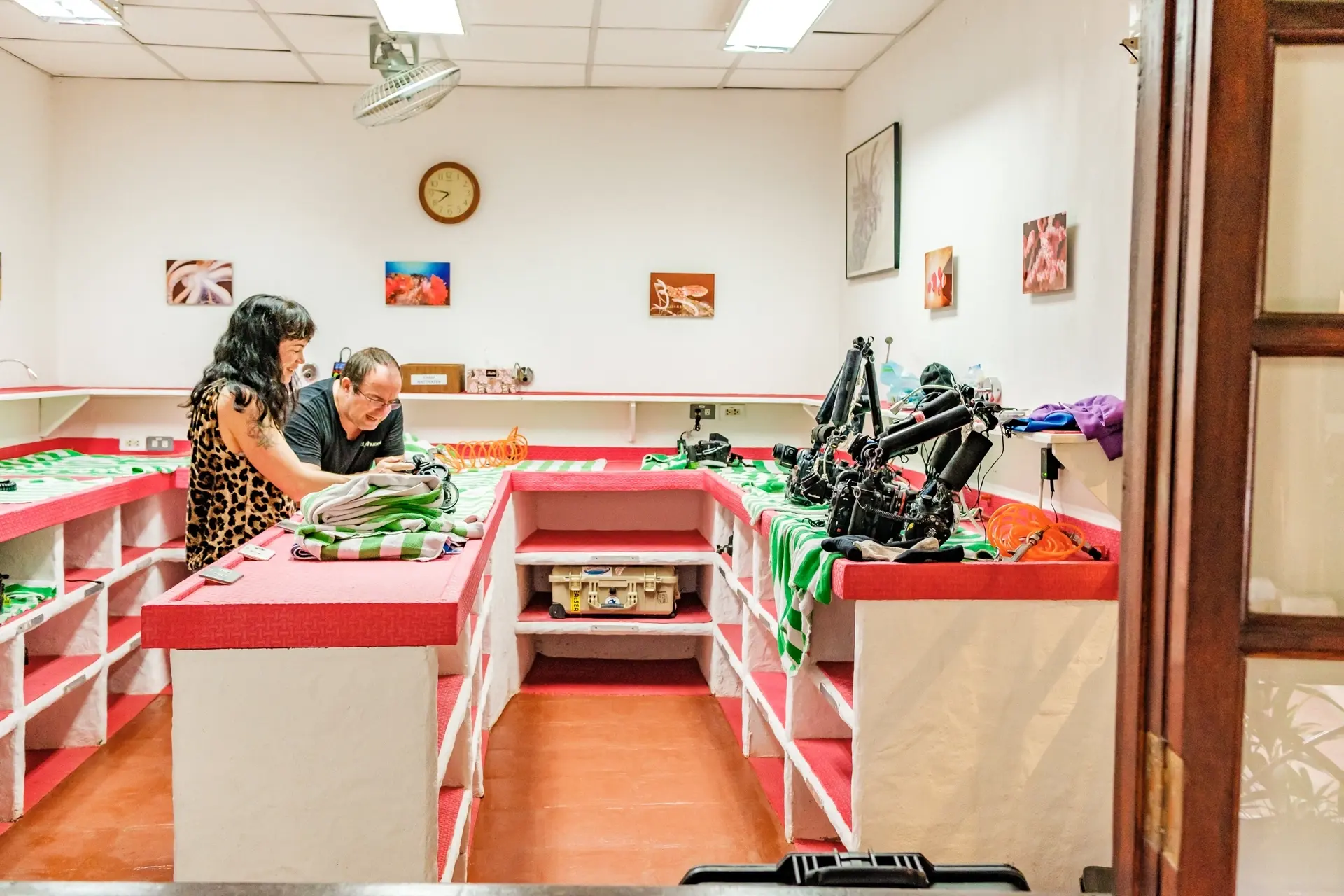 Camera room at Atlantis Dive Resort in Puerto Galera, the Philippines